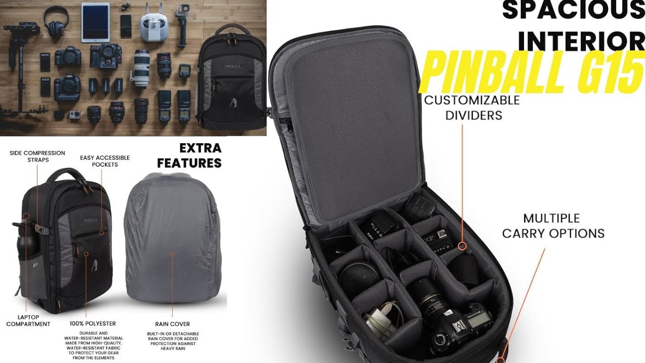 PINBALL G15 VICTROY PRO CAMERA BAG