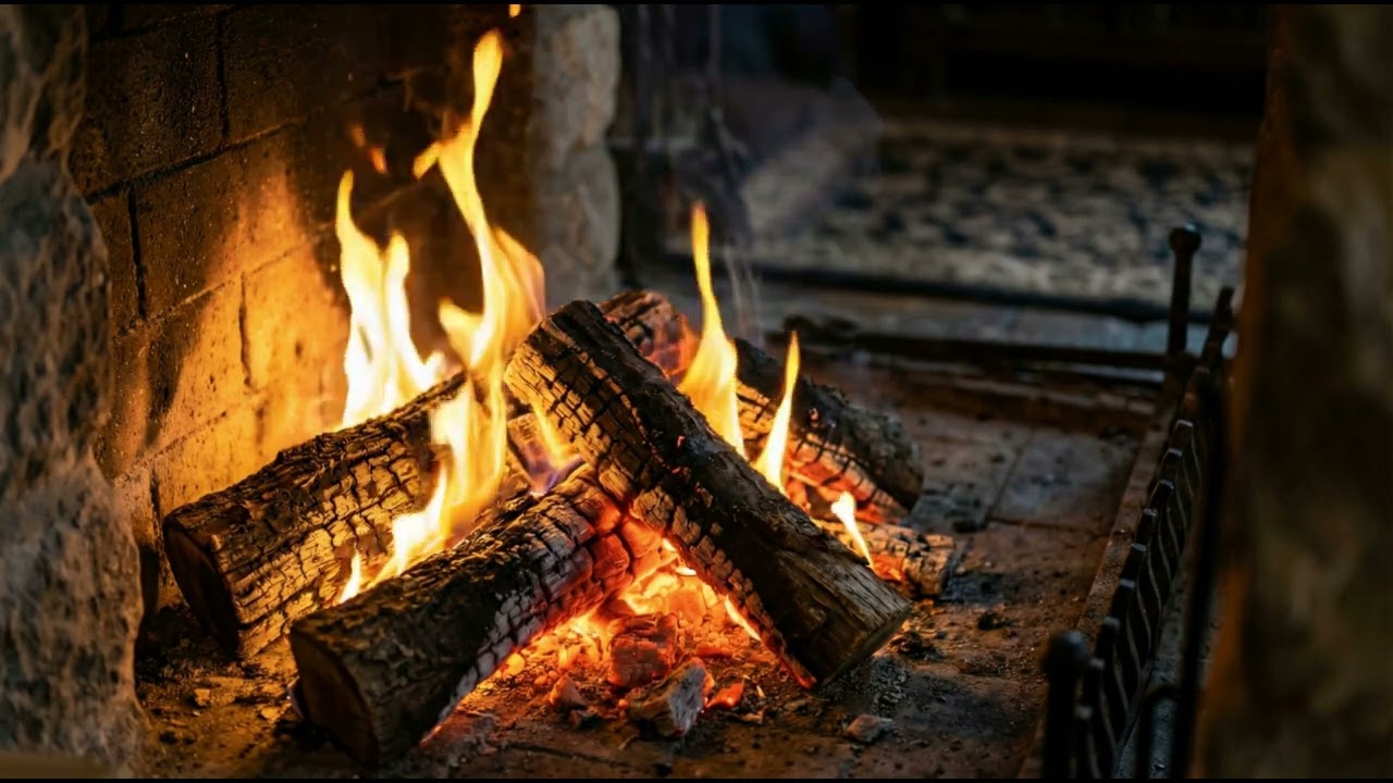 2 Hours of Cozy Fireplace Ambience