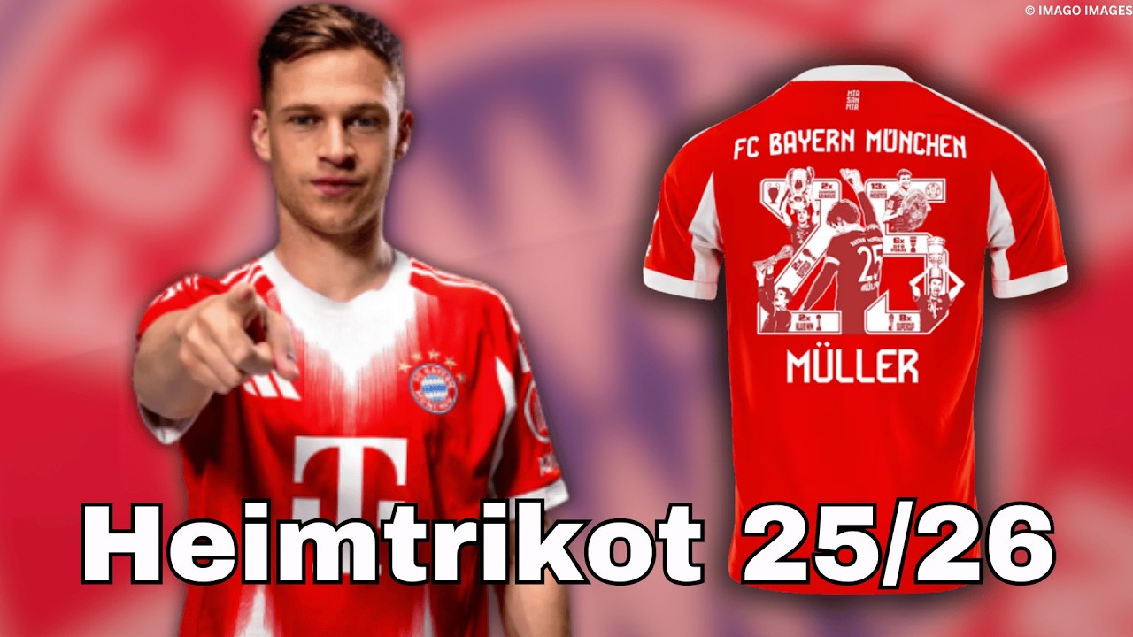 FC Bayern Heimtrikot 25/26! Ein Trikot mit Verbundenheit zur Stadt München ❤️🤍