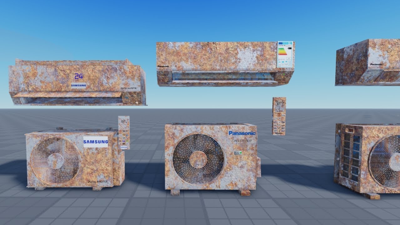 Rusty Air Conditioner Testing