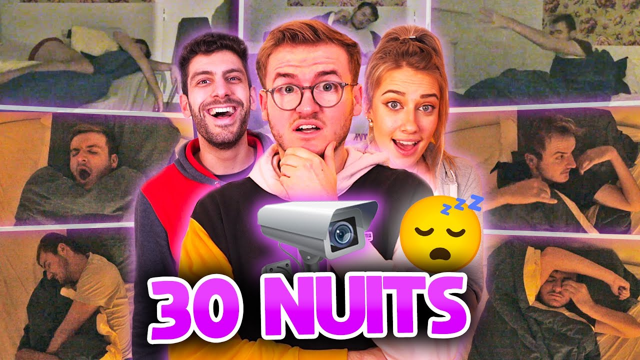 Je me suis filmé 1 MOIS en train de dormir (on réagit aux dingueries que je fais)