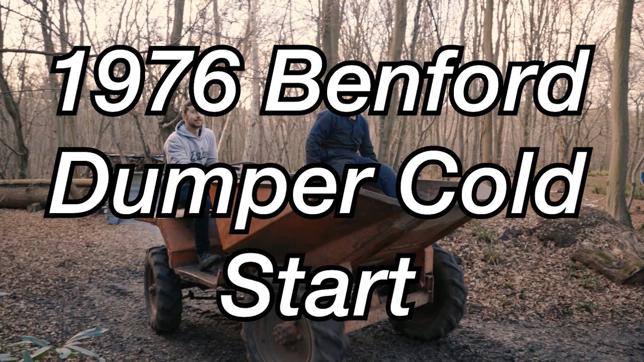 Starting an old 1976 Benford dumper (COLD START)