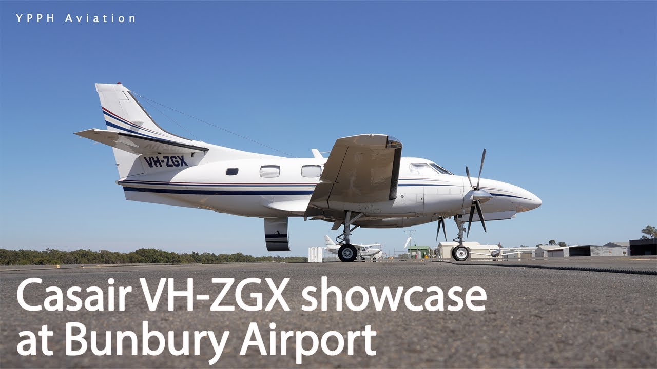 Casair Merlin III showcase at Bunbury Airport (YBUN).