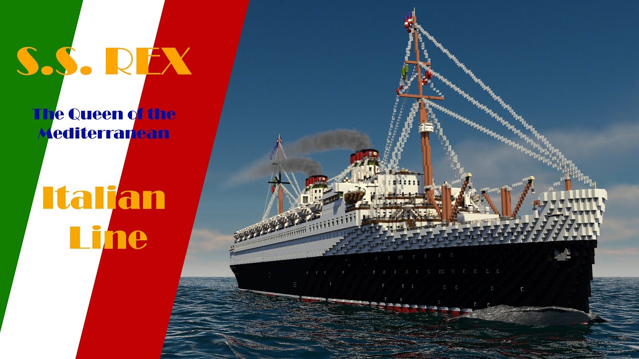 Minecraft S.S. Rex (1932) (Italian Line) - The flagship of the Italians