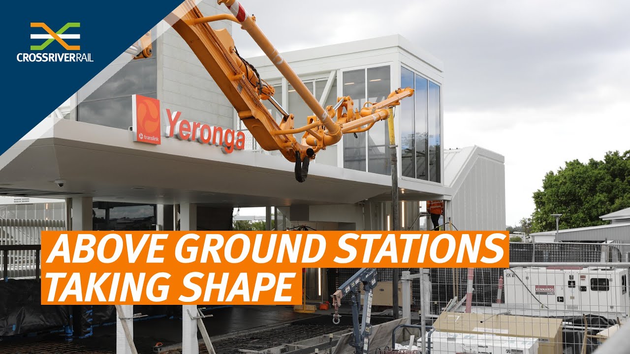 Stations Taking Shape Above Ground