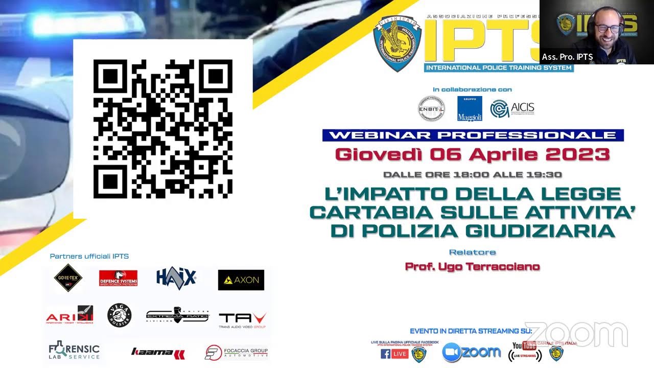 Webinar 06 apr 2023 | L’IMPATTO DELLA LEGGE CARTABIA SULLE ATTIVITA’ DI POLIZIA GIUDIZIARIA