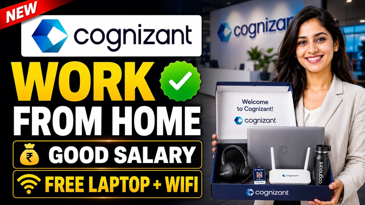 Cognizant Hiring 2026 | Work From Home Jobs & Multiple Openings | Apply Now