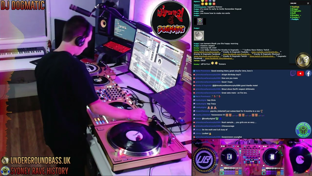 DJ Dogmatic (15 Yrs Old) Old Skool, Progressive House, Rave on Undergroundbass UK & SRH 10/03/26
