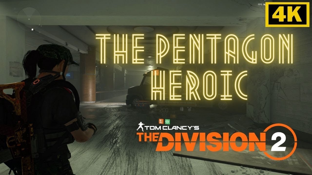 The Pentagon (4K) Heroic The Division 2! (No Commentary)!