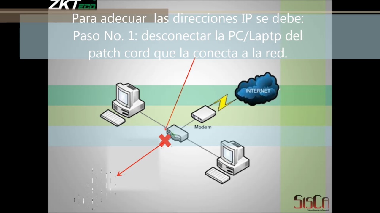 MA300 ZKTEco Cambio IP Parte I