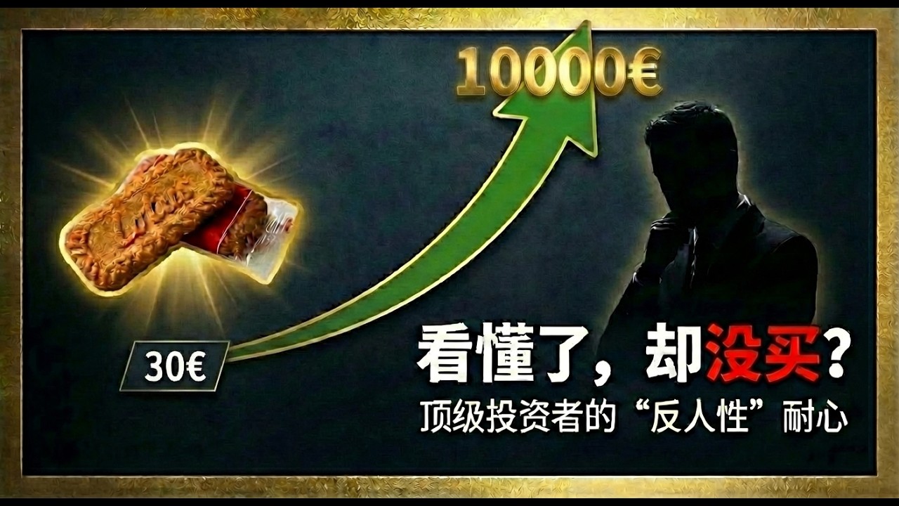 从30欧元涨到10000欧元！他看懂了这家公司却没买？复盘隐世投资者托尼·迪登（Tony Deden）的“极致耐心”与“输家游戏”哲学。#Lotus Bakeries