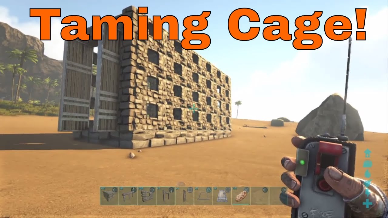 How to make a Taming Cage in Ark: Survival Evolved