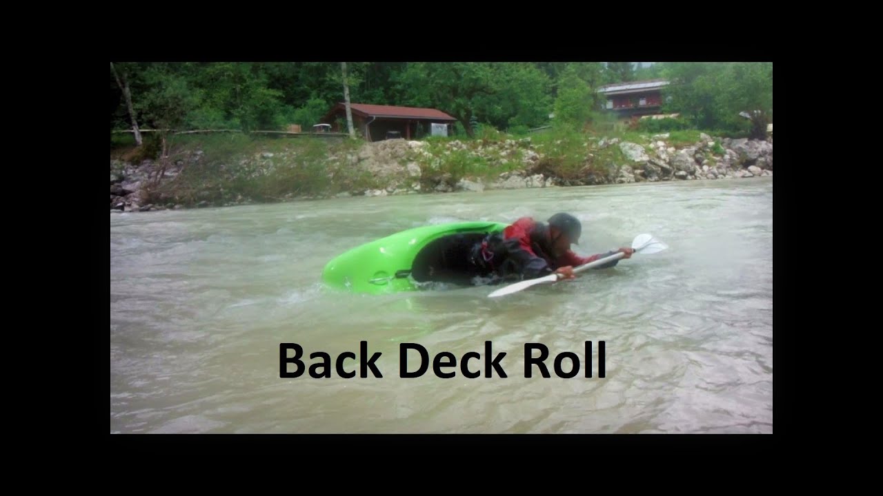 Back Deck Roll Wave Sport EZG 60 Withewater Kajaking Eskimorolle
