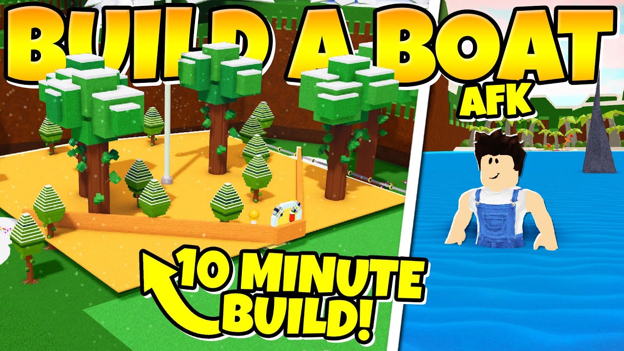 BUILD THIS AFK GOLD FARM IN 10 MINUTES! Build a Boat