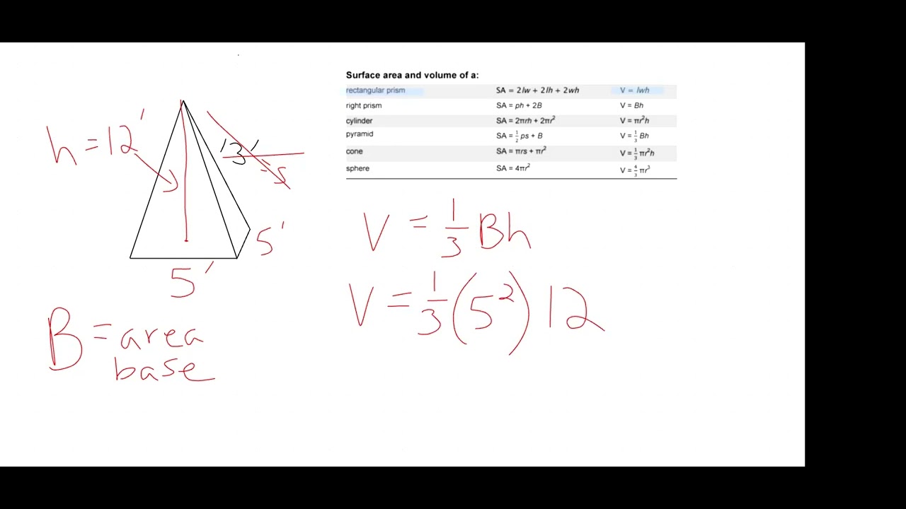GED Math: Volume of boxes and pyramids (Red 5)