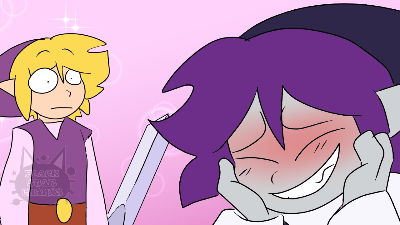 Shadow Link and Vio Zelda Four Swords animation