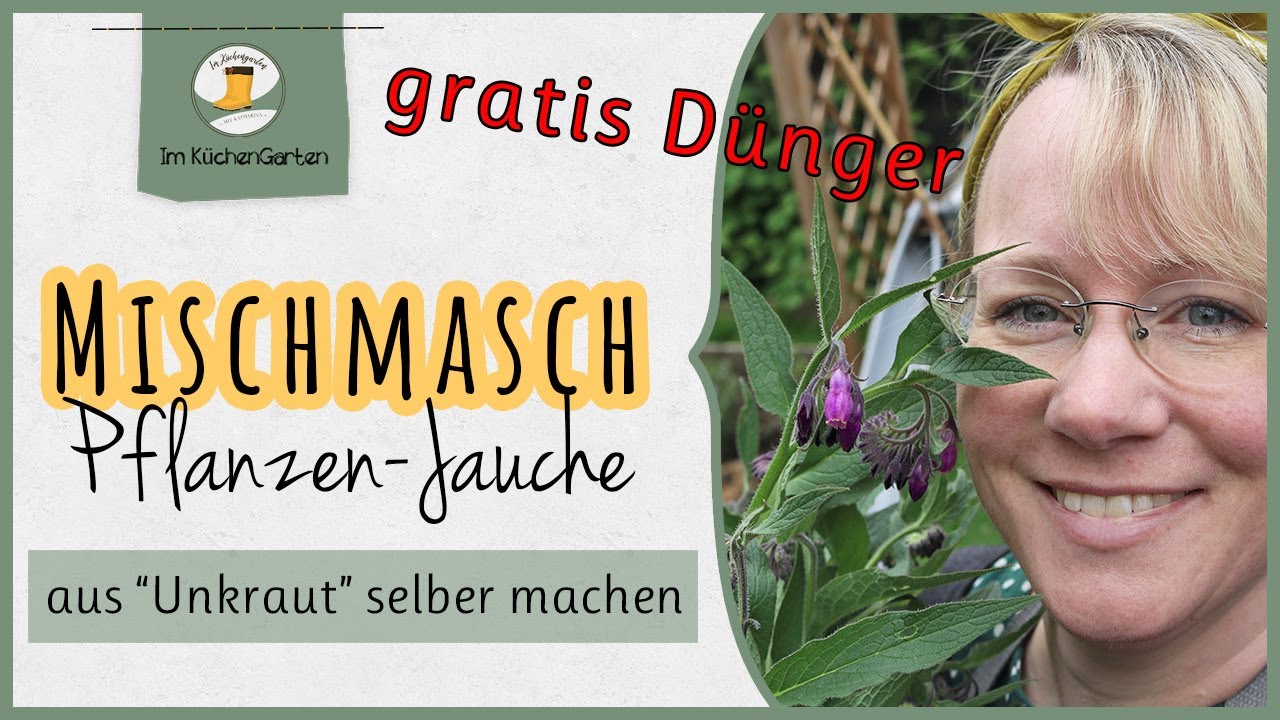 Unkraut 🌿 nie mehr wegwerfen - macht Dünger draus 👌 !!!
