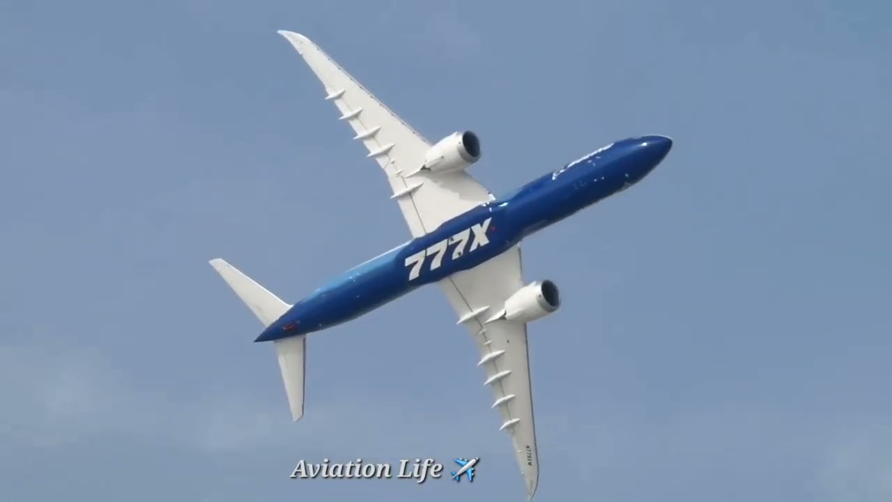 Dubai Air Show 2025 incredible Brand New Boeing 777-9(B77X) Air show