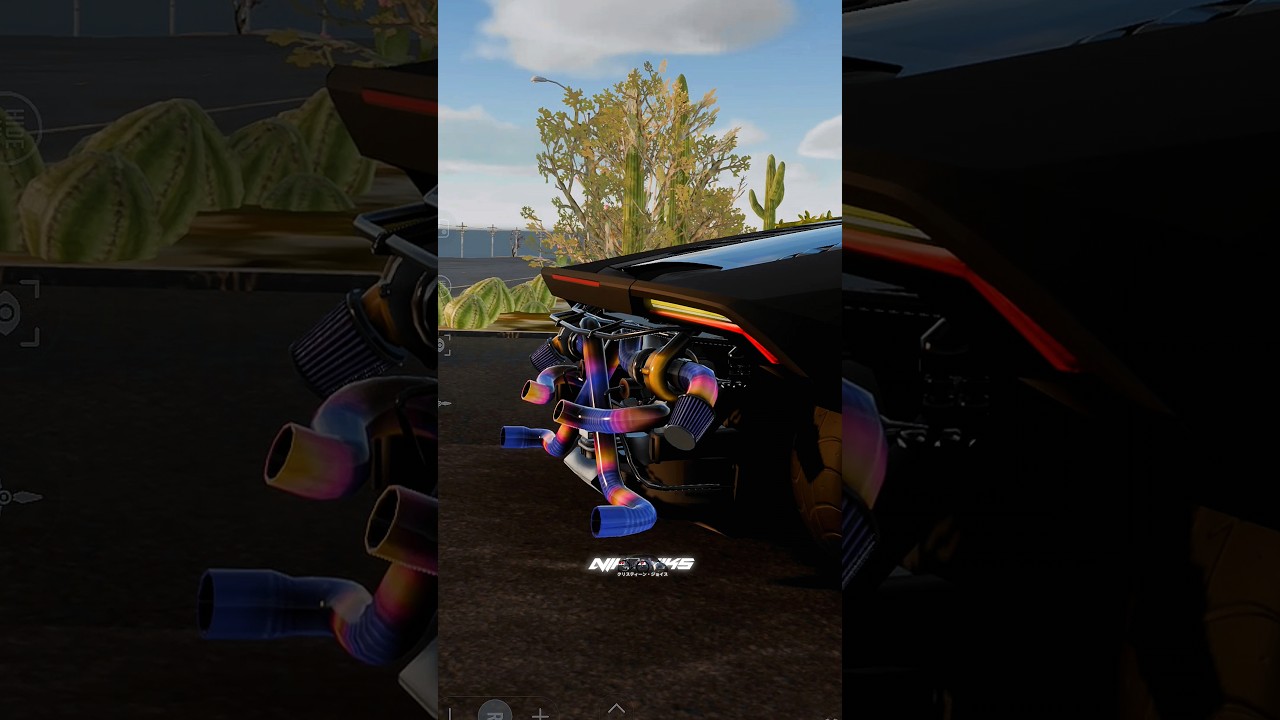another type of no bumper lamborghini huracan in car parking multiplayer 2