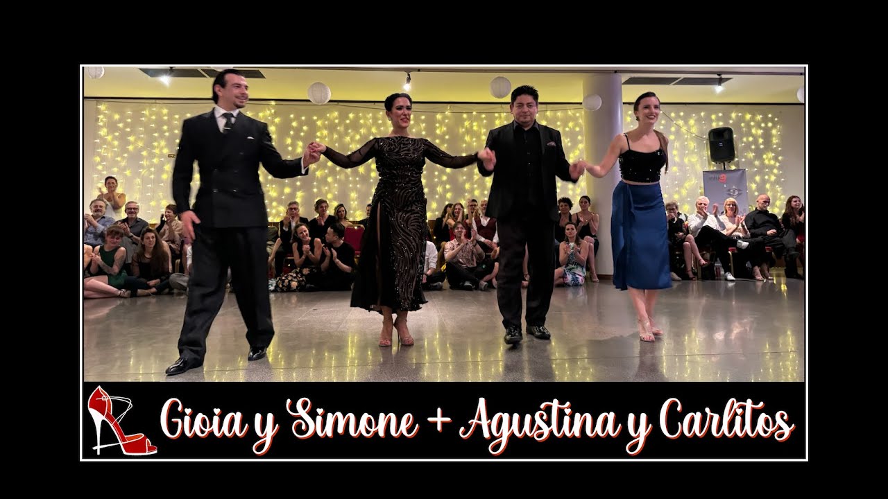 Gioia Abballe y Simone Facchini + Agustina Piaggio y Carlitos Espinoza  4/4 @ Bergamo FesTango