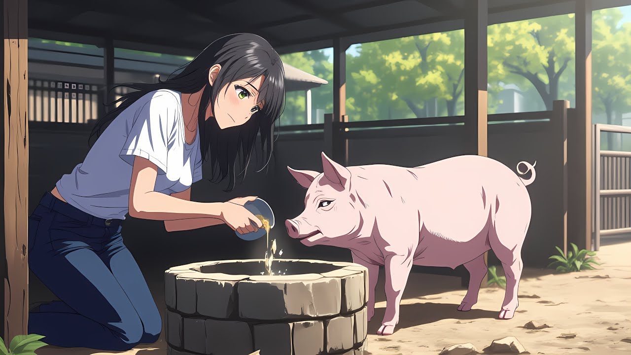 My bestie sent me her ribs for a cursed soup, so I fed it to a pig & now she's turning into one