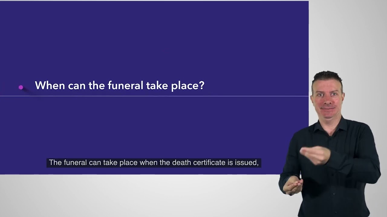 Investigating a death - British Sign Language (BSL)