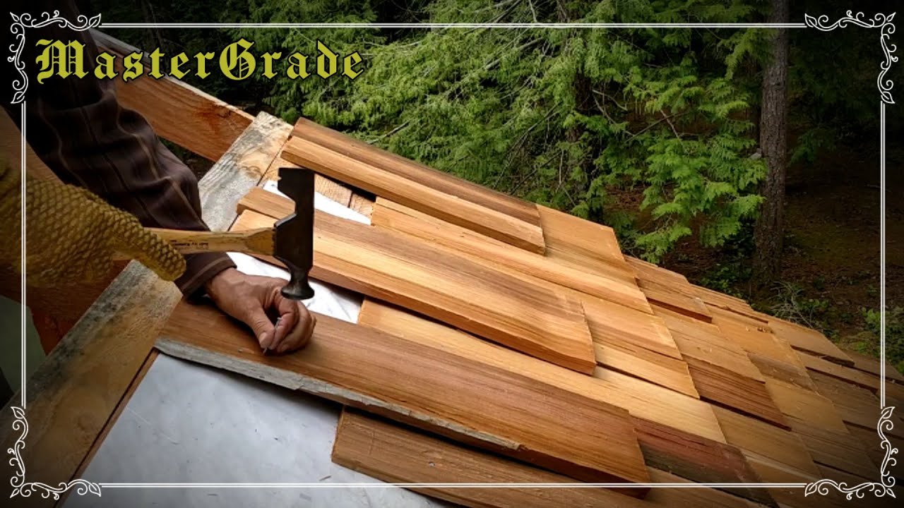 How to Install Cedar Shakes and Shingles - lesson for beginners - home improvement tutorial guide