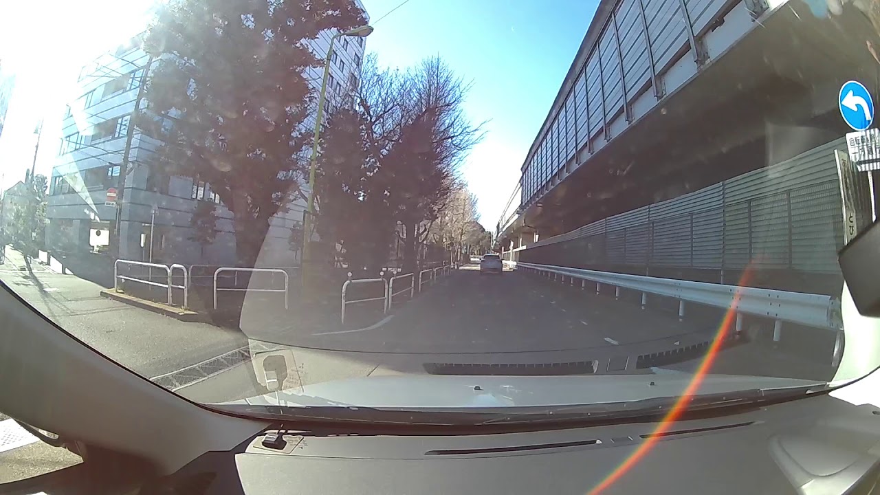 【車載動画】世田谷区岡本のすごい坂