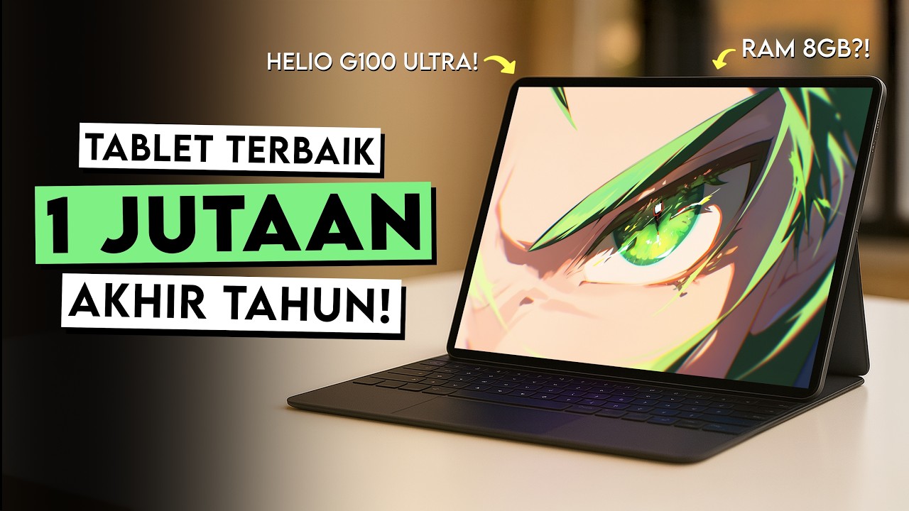 Tablet 1 Jutaan PALING WORTH IT Akhir Tahun 2025! - Buat Kerja dan Gaming
