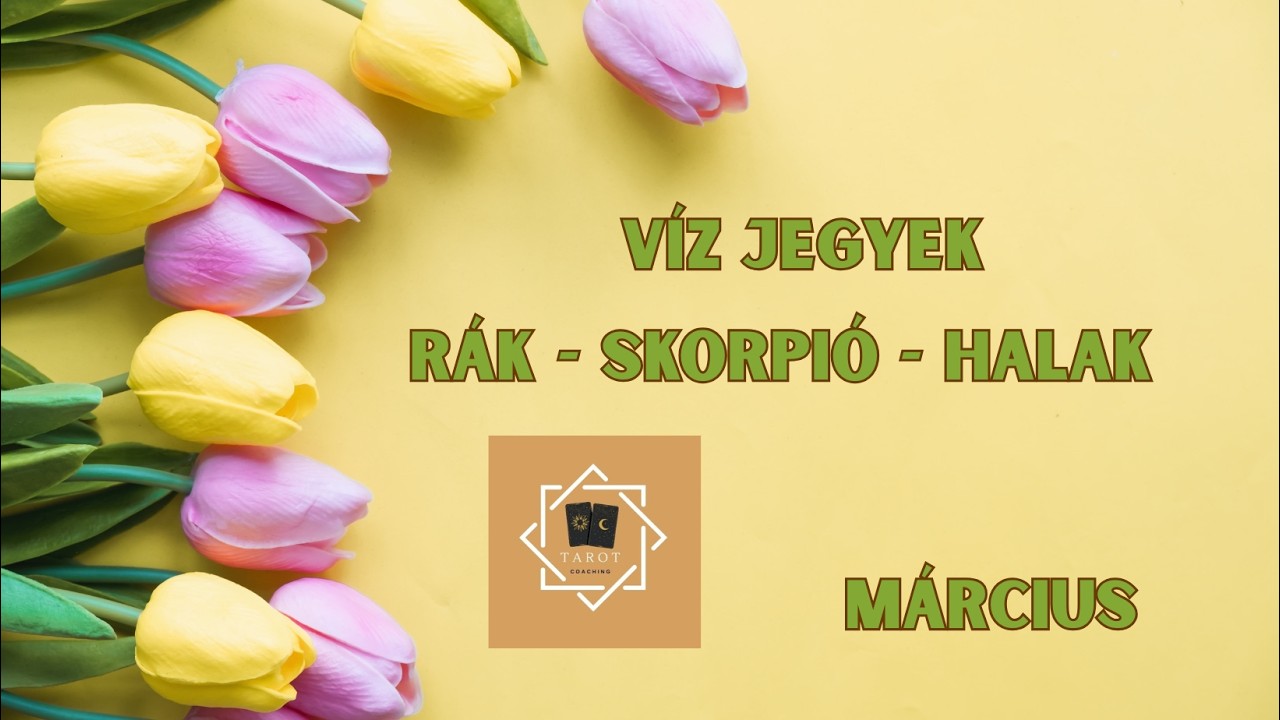 💧✨Víz jegyek, márciusban minden megváltozhat! – Tarot üzenet Nektek! 🌊🔮