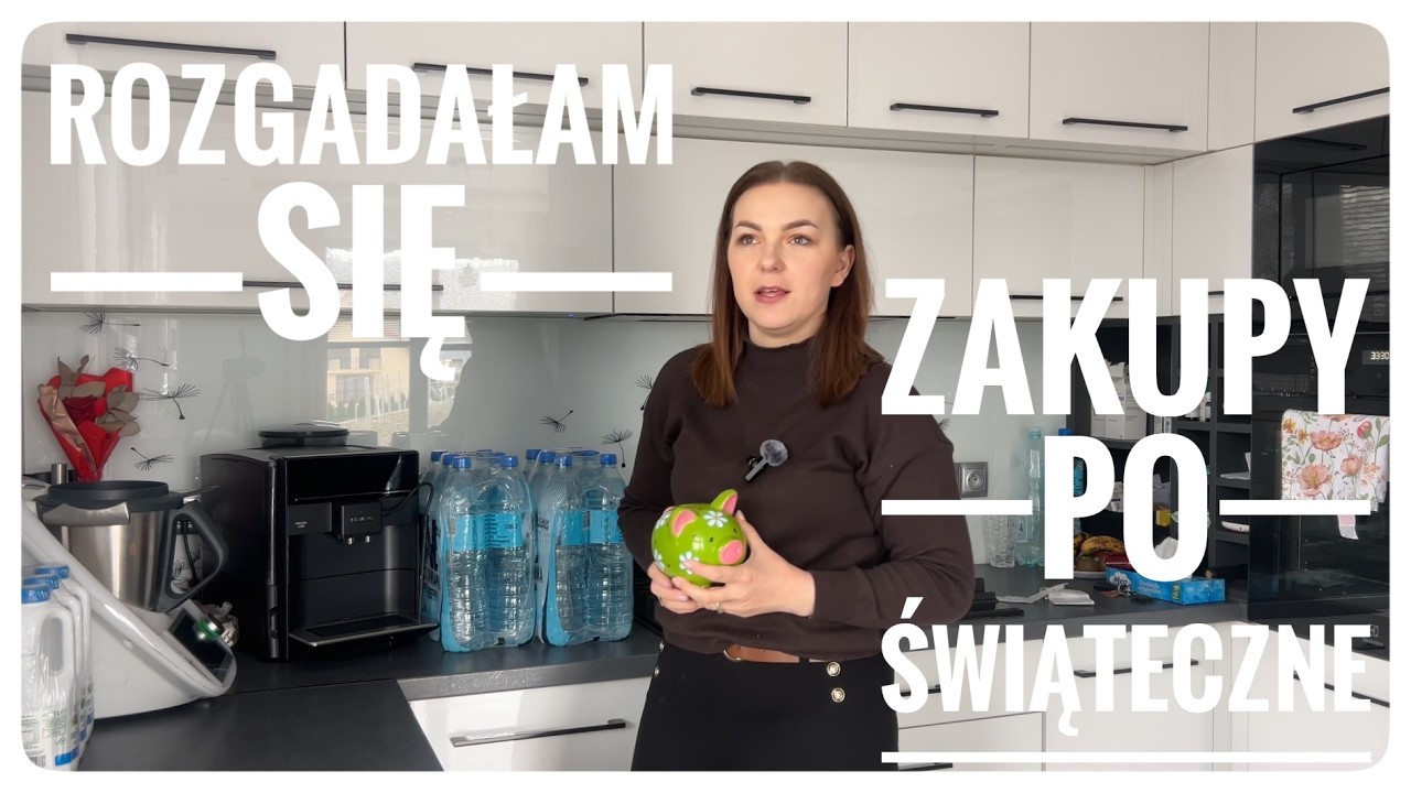 VLOG ZAKUPOWY: ZAKUPY POŚWIĄTECZNE 🛒 KOSZT ZAKUP&Oacute;W TYGODNIOWYCH 💰POGADANKA🗣️