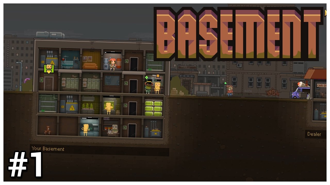 Basement [Early Access] - #1 - Bad Trip - Let's Play / Gameplay / Construction