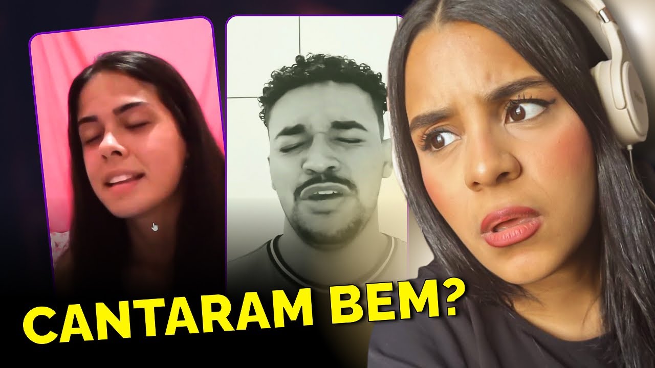 PROF DE CANTO REAGINDO AOS INSCRITOS CANTANDO - fui sincera