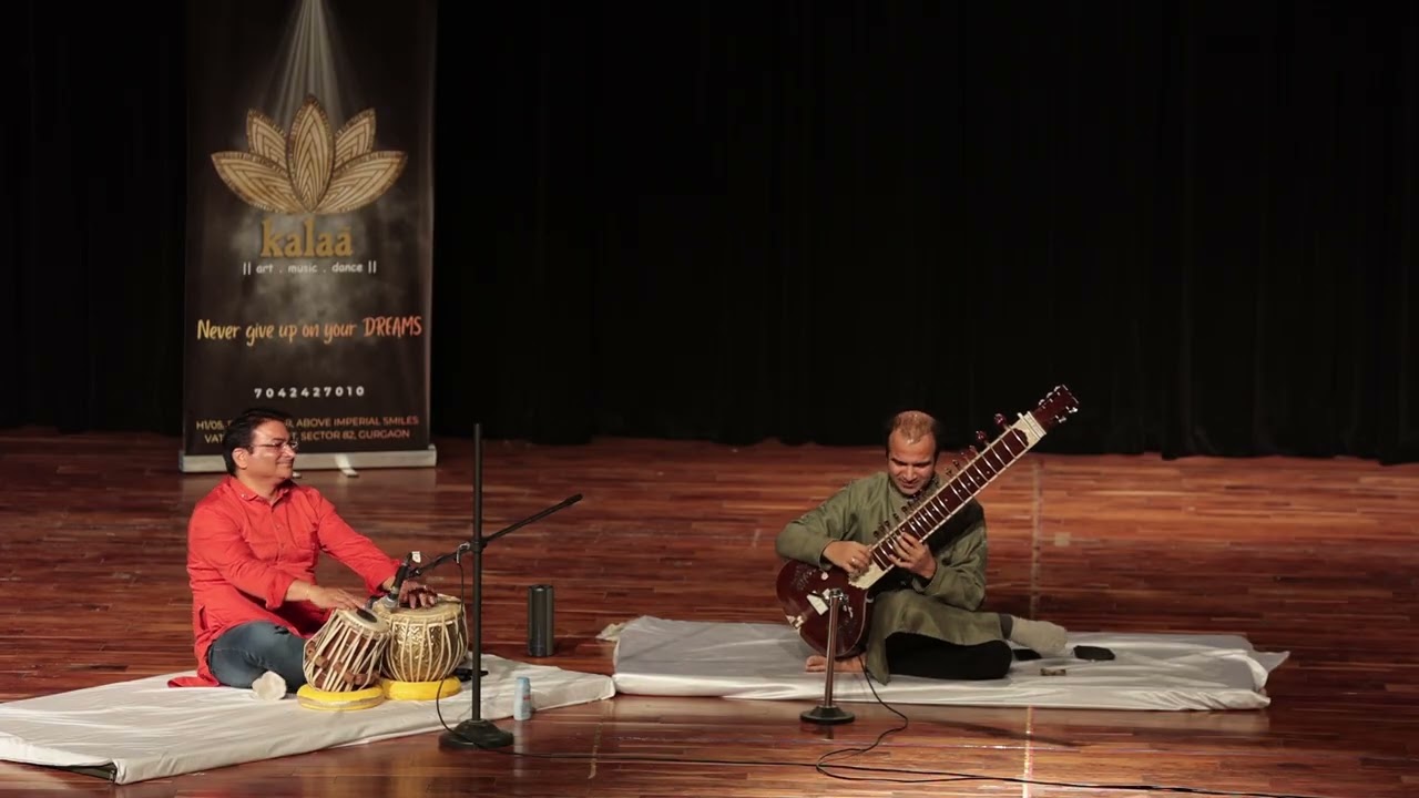 Sitar & Tabla Jugalbandi. Our Guru Shri Tanoj Dixit on Tabla and Shri Shubhrodeep Pathak on sitar