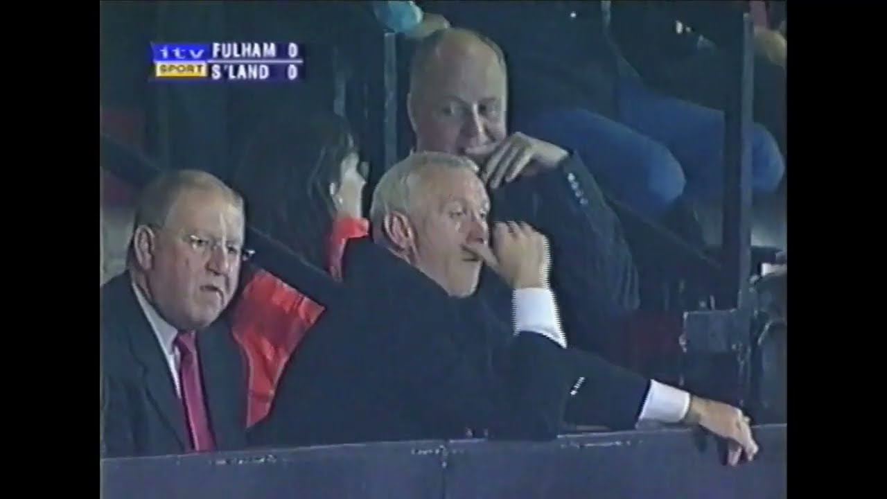 Fulham 2-0 Sunderland - 22 August 2001 (ITV Premiership Highlights)