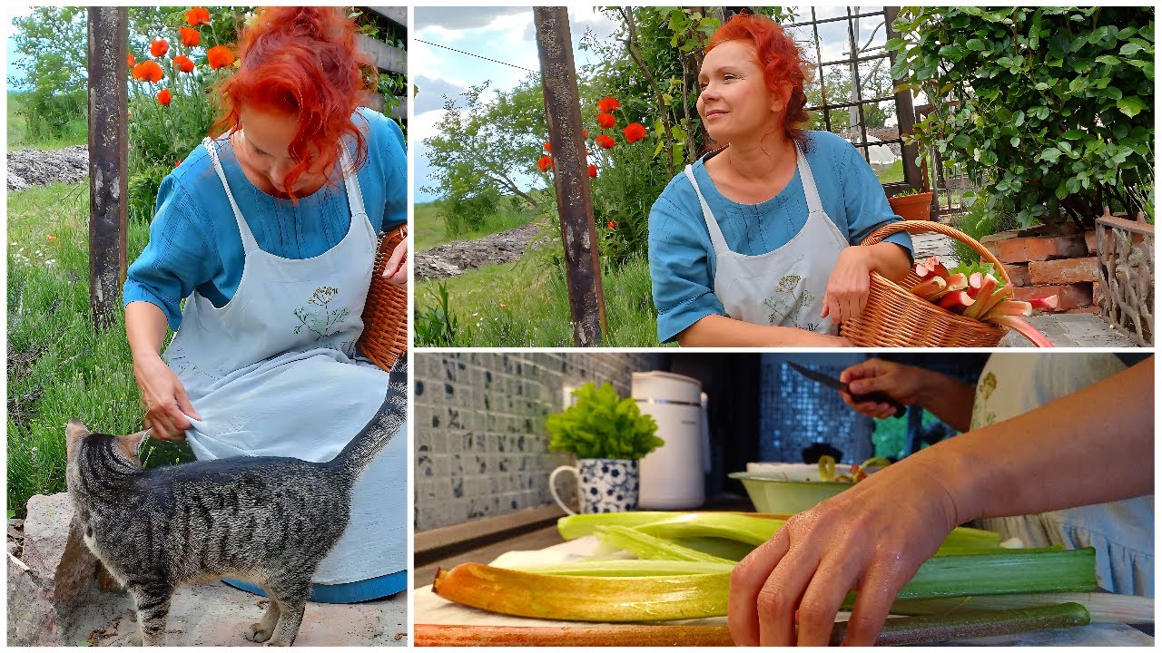 I love ❤️ May – DIY homemade rhubarb compote is the best!