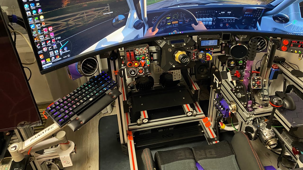 Sim/Productivity Rig DIY Swivel Keyboard Tray