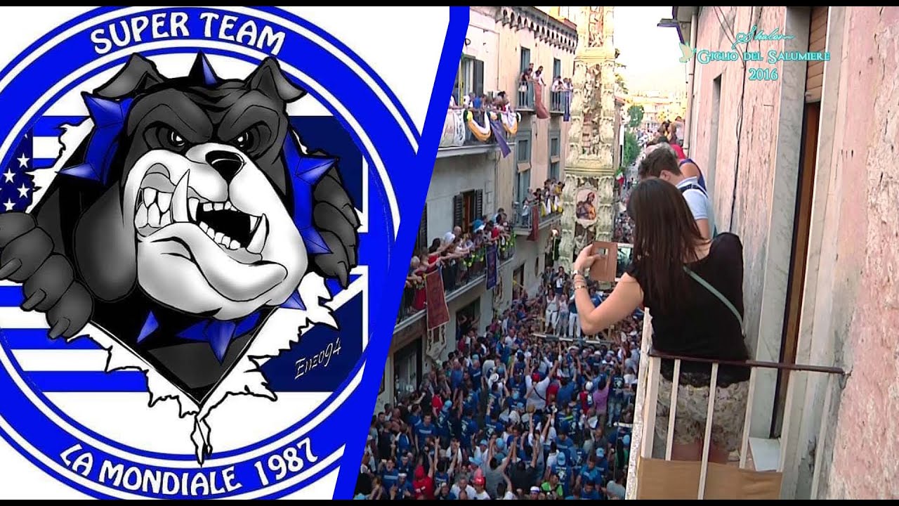 Giarata Carceri  -Giglio del Salumiere 2016 - Paranza La Mondiale -