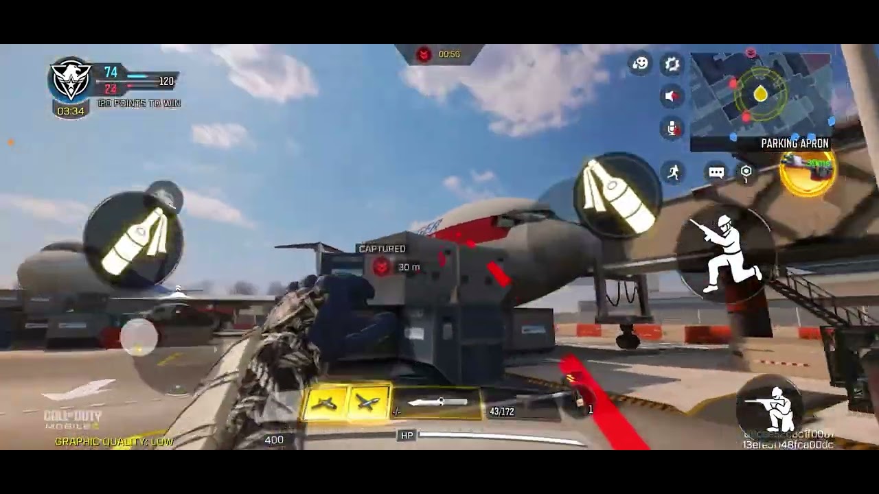 I'm playing call of duty part 2