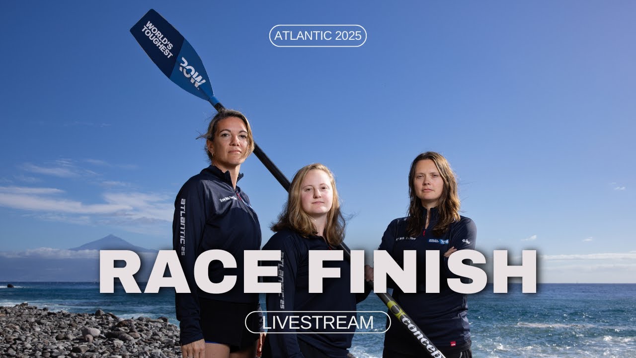 Race Finish Livestream | Row With The Flow 🇬🇧🇦🇺 | World's Toughest Row - ATLANTIC 2025