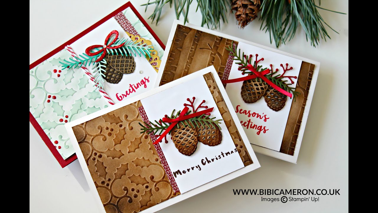 Pretty Pines Thinlits Dies by Stampin Up