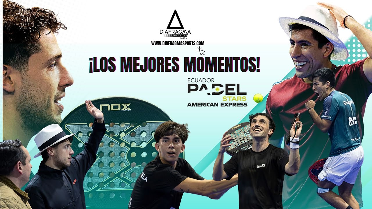 Revive los mejores momentos del Ecuador Pádel Stars con Tapia, Chingotto, Valenzuela y Perino