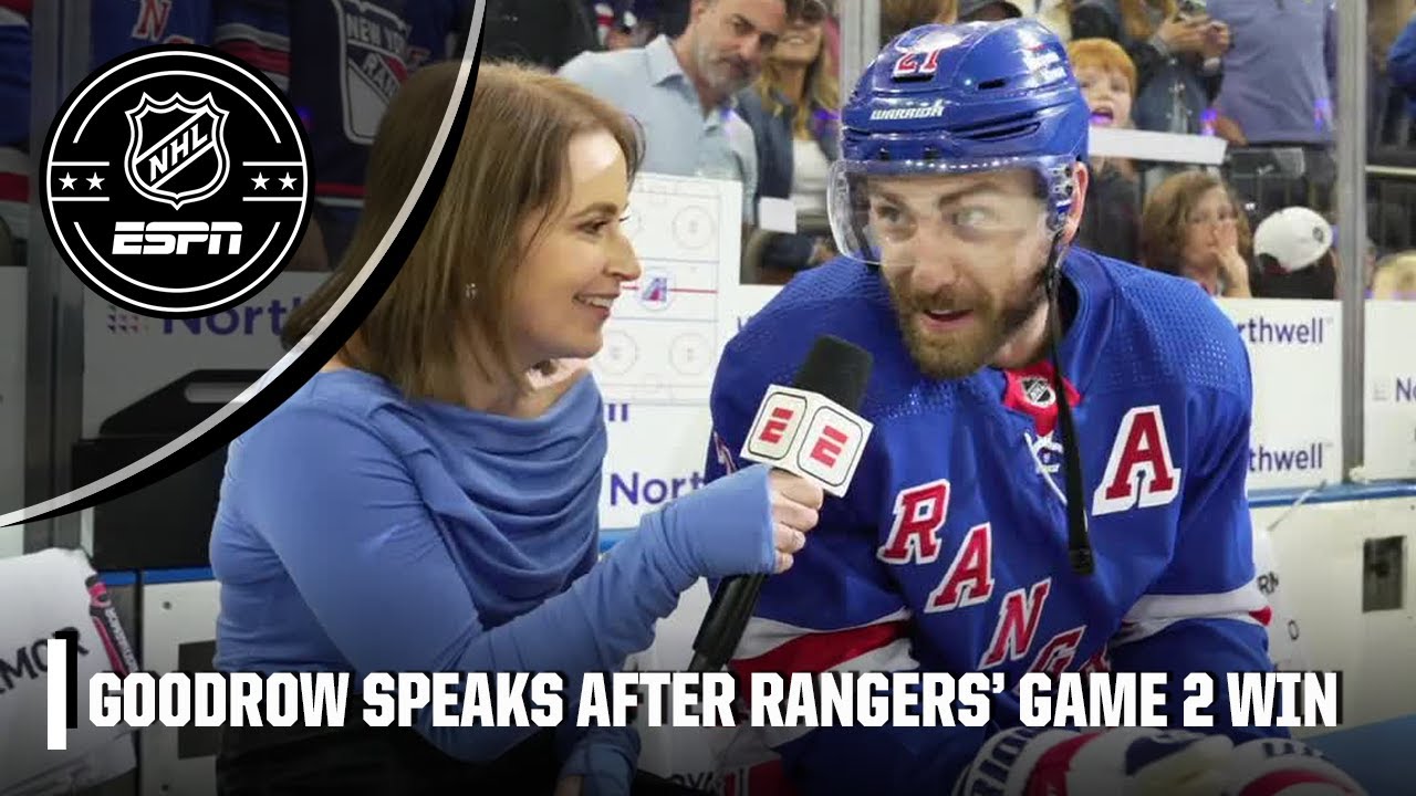 Barclay Goodrow after scoring Game 2 winner: We capped a better effort than Game 1 | NHL on ESPN