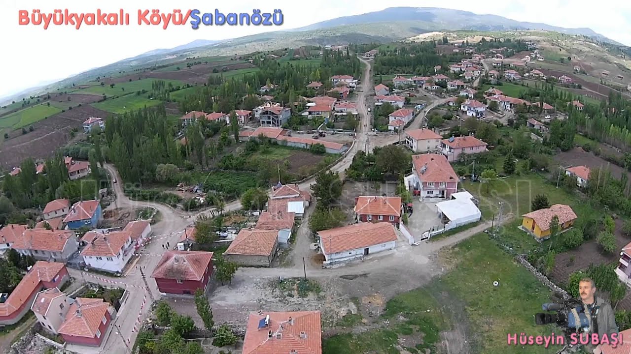 Büyükyakalı Köyü/Şabanözü (Havadan Görüntüleme)