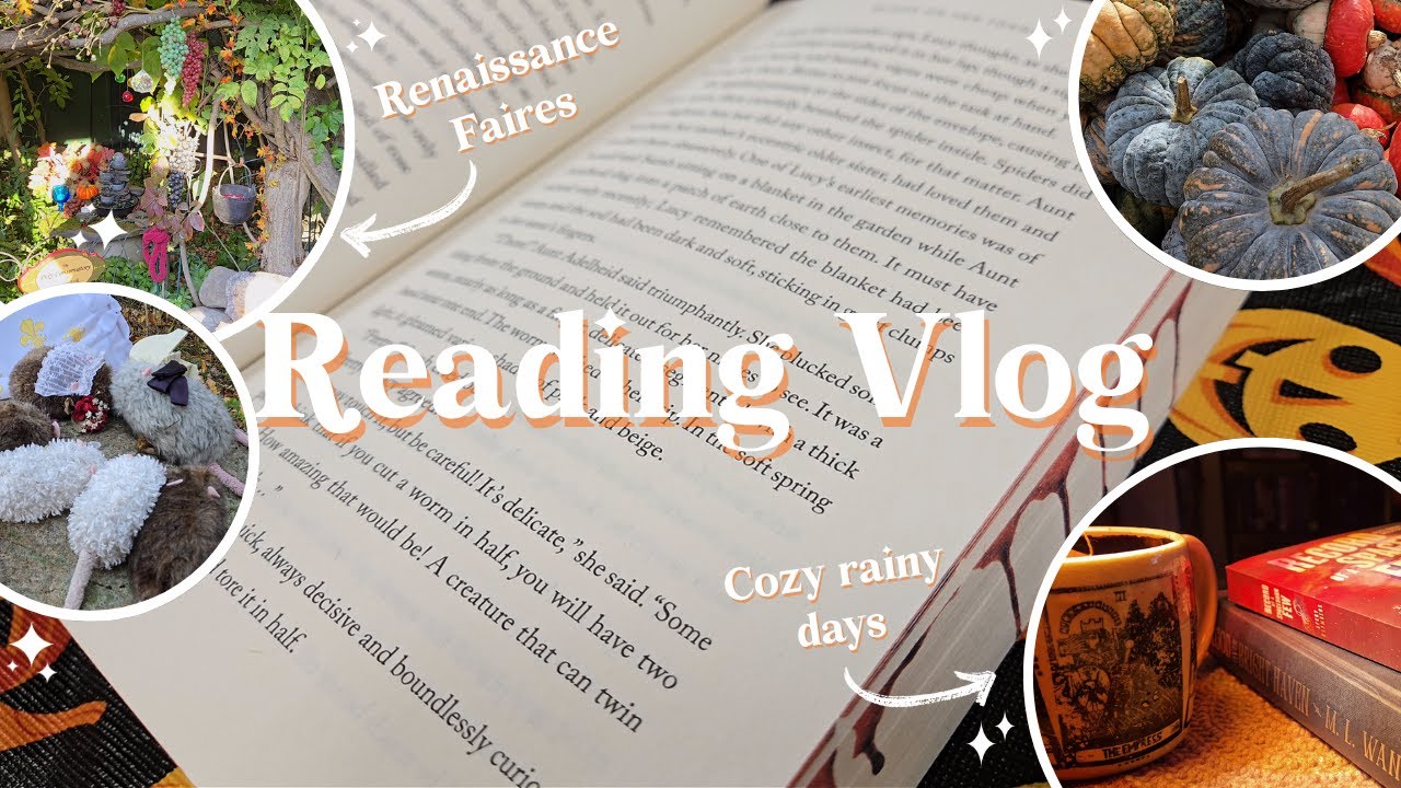 Rainy days, ren faires, and bookish rambles | READING VLOG 🌧⚔📚