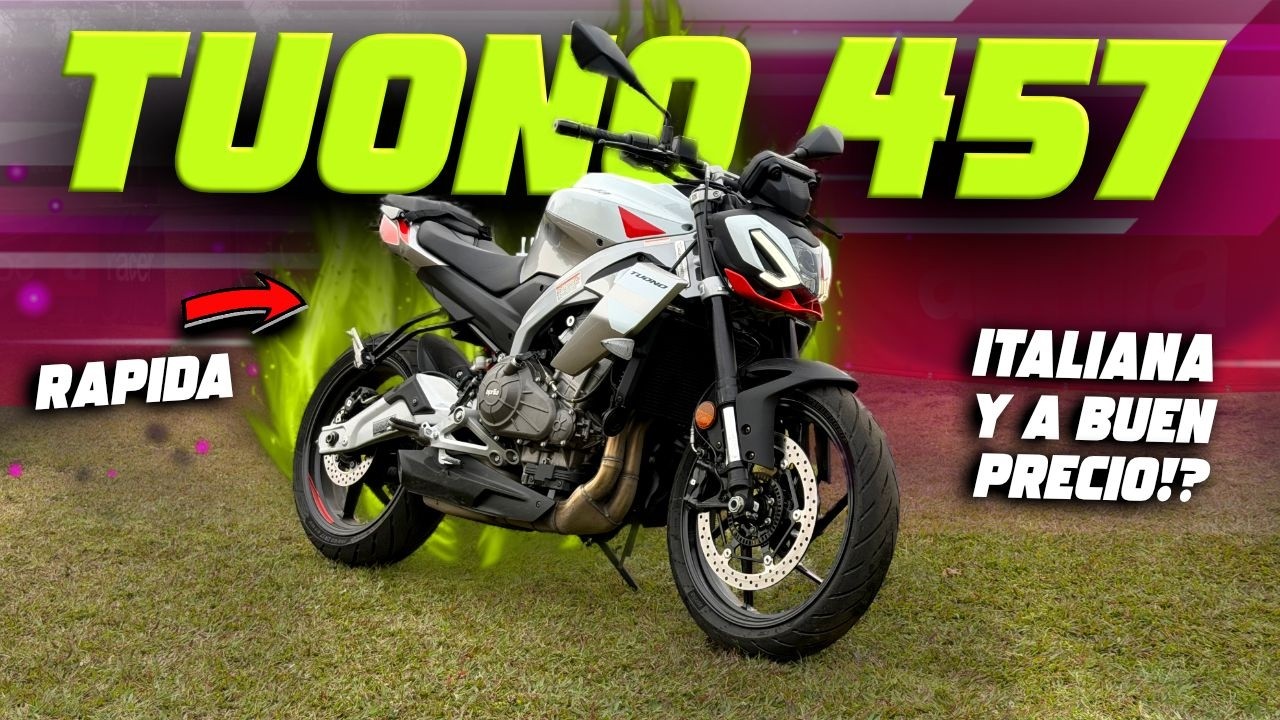 Aprilia Tuono 457 | La naked para quienes les GUSTA LA VELOCIDAD