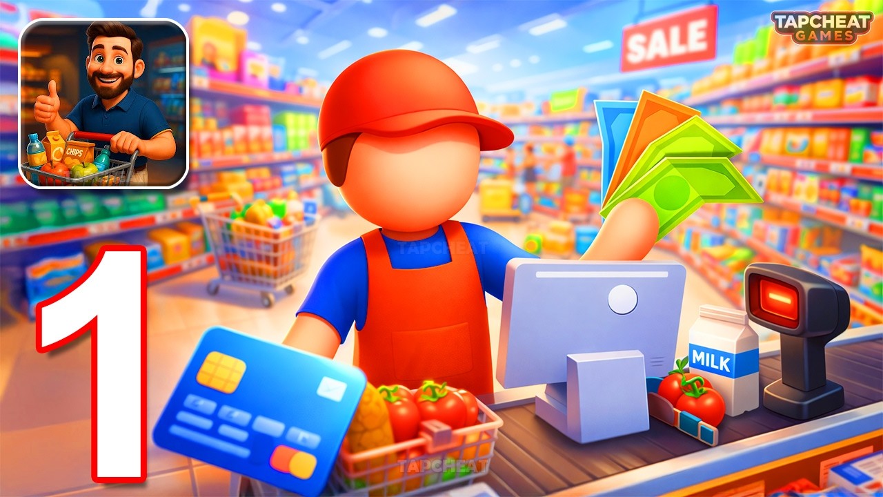 My Supermarket: Shop Rush - Gameplay Walkthrough Part 1 - My First Supermarket (Android, iOS)