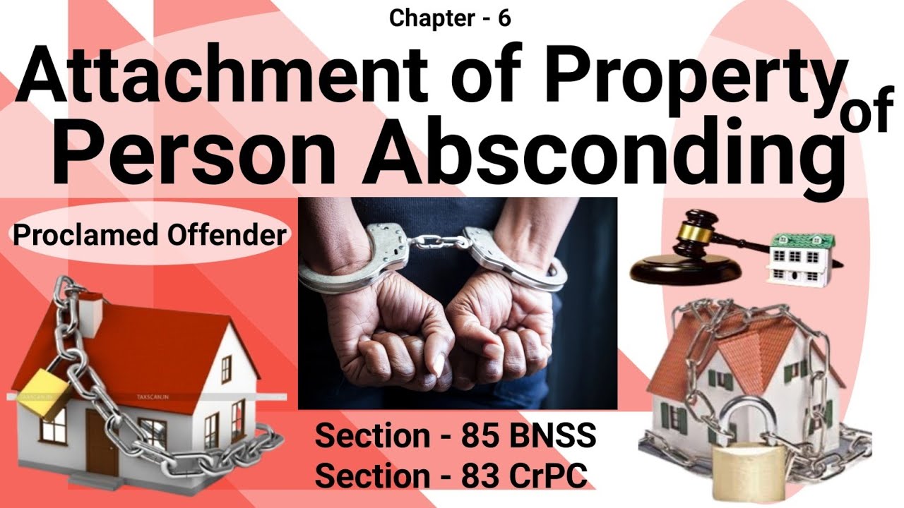 Section - 85 BNSS || Attachment of property of person absconding || Section - 83 CrPC
