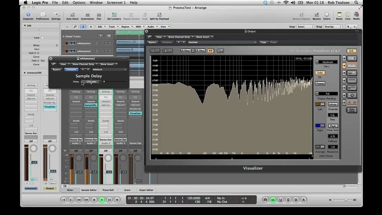 STAGETEC - audio sample accuracy on sum channels