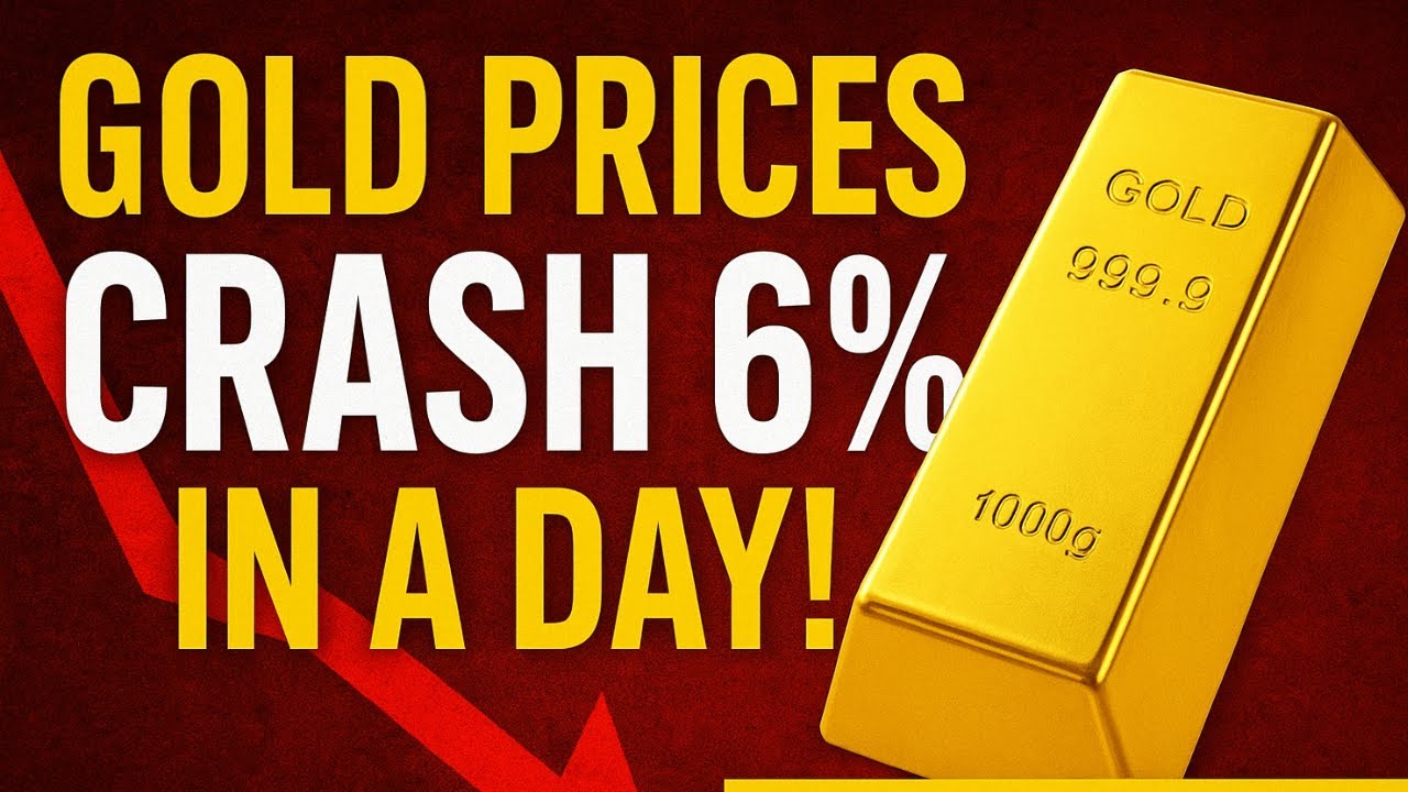 Gold Prices Crash 6% in a Day! | October 2025 Gold Market Update & Analysis